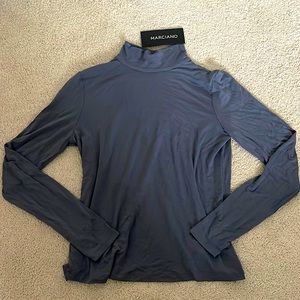 MARCIANO open back mock neck